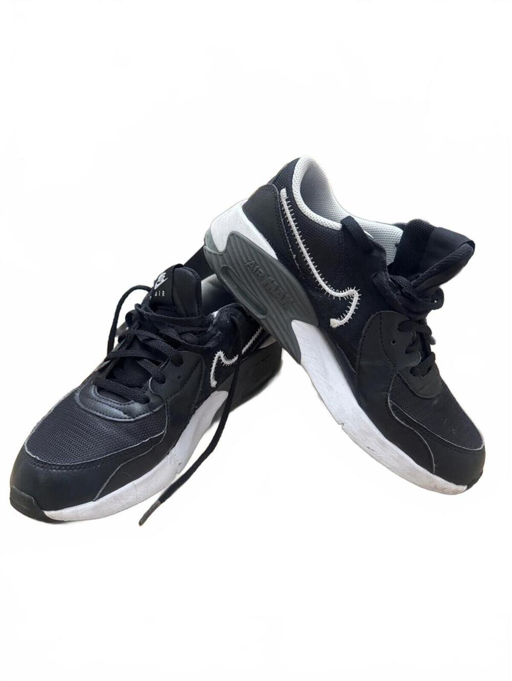 Nike Black and White Air Max Style Sneakers